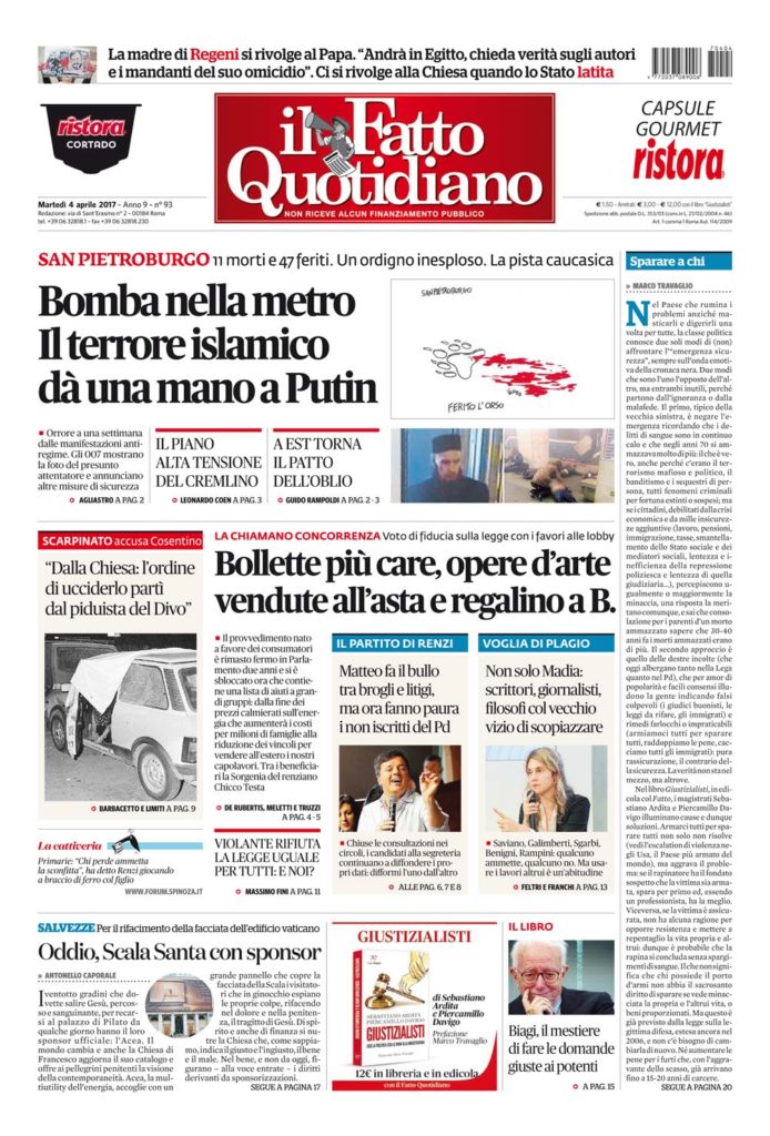 attacco San Pietroburgo